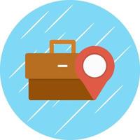 Work Destination Vector Icon Design