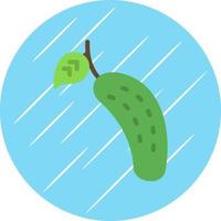 diseño de icono de vector de pepino