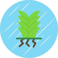 diseño de icono de vector de yuca