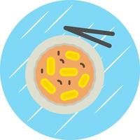 Tteokbokki Vector Icon Design