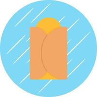 diseño de icono de vector de burrito