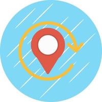 Refresh Location Vector Icon Design