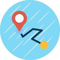 Point Destination Vector Icon Design