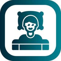 Sleeping Vector Icon Design