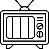 icono de vector de tv