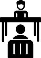 Job Interview Vector Icon