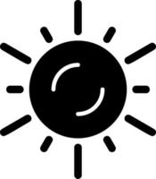 Sun Vector Icon