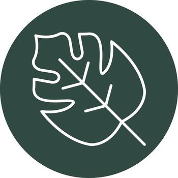 icono de vector de hoja