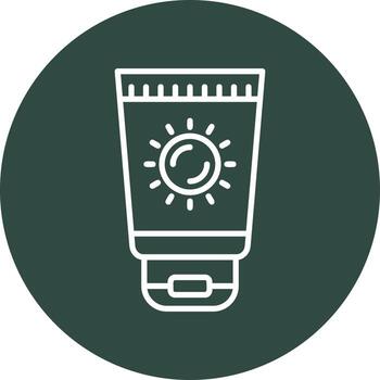 Sunscreen Vector Icon