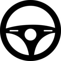 Steering Wheel Vector Icon