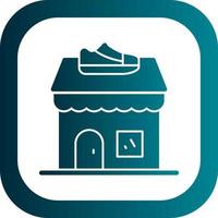 Shoe Shop Vector Icon Design