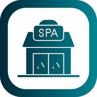 diseño de icono de vector de centro de spa