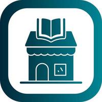 Book Shop Vector Icon Design