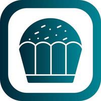 diseño de icono de vector de cupcake