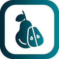 Pear Vector Icon Design