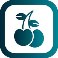 Cherry Vector Icon Design