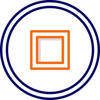 detener icono de vector