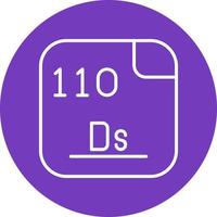 Darmstadtium Vector Icon