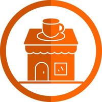 Coffee Shop Vector Icon Design