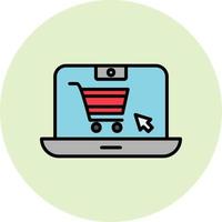 Online Shopping Vector Icon