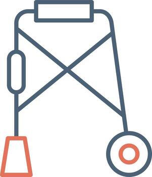 icono de vector de caminante