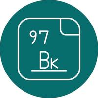 Berkelium Vector Icon