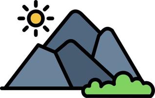 Mountain Vector Icon