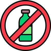 No Alcohol Vector Icon