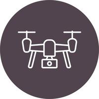 icono de vector de dron
