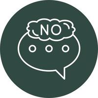 Say No Vector Icon