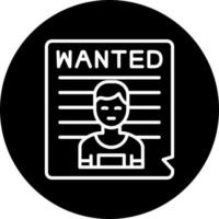 Wanted Vector Icon