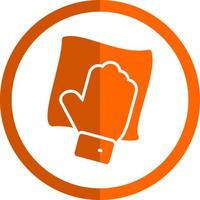 Wipe with Hand Vector Icon Design
