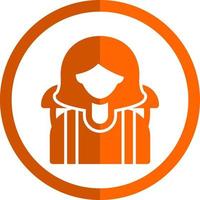 Woman Traveller Vector Icon Design