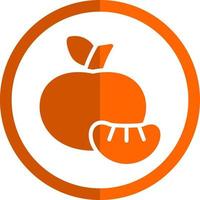 Tangerine Vector Icon Design