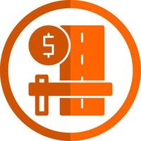 Toll Road Vector Icon Design