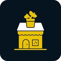 Plant Shop Vector Icon Design