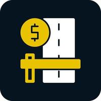 Toll Road Vector Icon Design