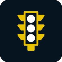 Traffic Light Vector Icon Design