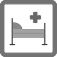 icono de vector de hospital