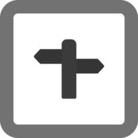 Intersection Vector Icon