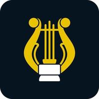 Lyre Vector Icon Design
