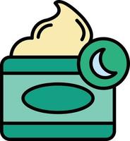 Night Cream Vector Icon