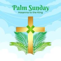 Palm Sunday Background vector