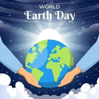 Happy Earth Day Background vector