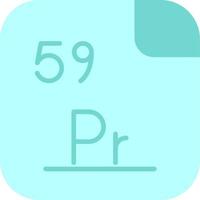 Praseodymium Vector Icon