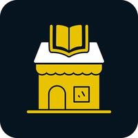 Book Shop Vector Icon Design