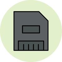 Memory Card Vector Icon