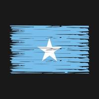 Somalia Flag Brush Vector