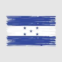 Honduras Flag Brush Vector