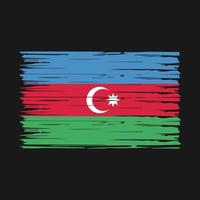 Azerbaijan Flag Brush Vector